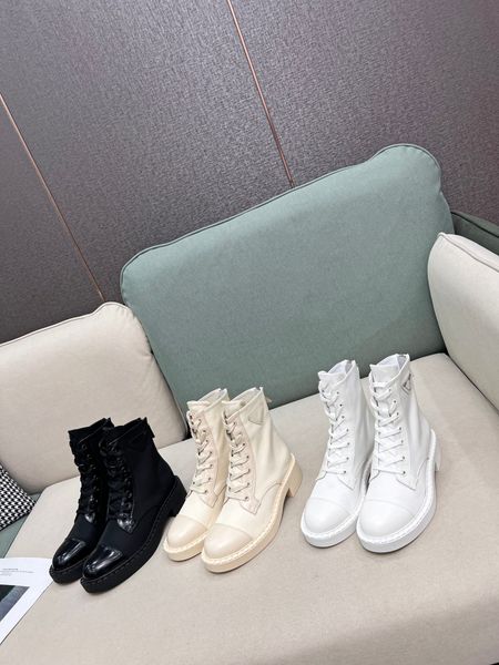 

monolith brushed leather boots recycled enameled metal triangle ankle boot re nylon booties monobloc sole motorcycle booty, Black