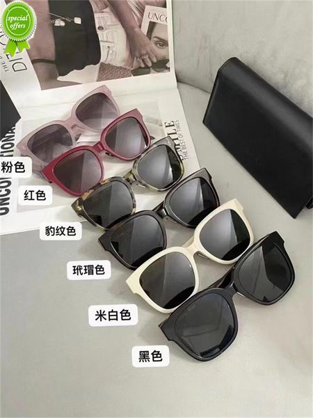 

mens sunglasses designer brands fashion 520 limited 2022 new triumphal arch square root sunglass for men women, White;black