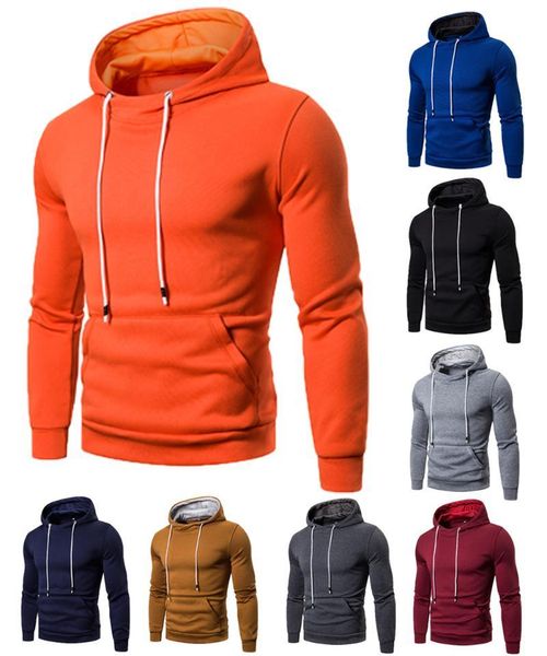 

men's hoodies sweatshirts men's hoodies sweatshirts mens streetwear spring autumn pullover hooded men solid color sweatshirt hara, Black