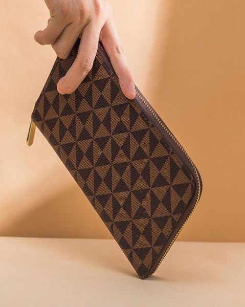 

whole 2022 colors fashion wallets brown flower single zipper m, Red;black
