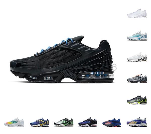 

2022 running shoes new tn plus 3 tuned iii men sports shoes laser blue white aquamarine obsidian hyper violet deep parachute ghost green tri