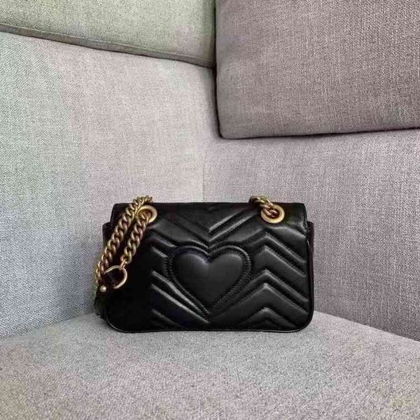 

evening bags physical belt 2022 new marmon love bag striped sling shoulder diagonal span chain women's handbags