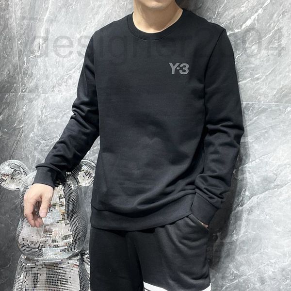 

men's hoodies & sweatshirts designer chao brand loose bottomed shirt new autumn winter 2022 y3 reflective printing casual round neck sw, Black