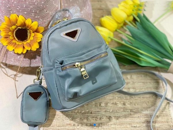 

women designer- 2pcs/set men plain shoulder bags ladies fashion school backpack nylon waterproof luggage backpacks laptravel bags