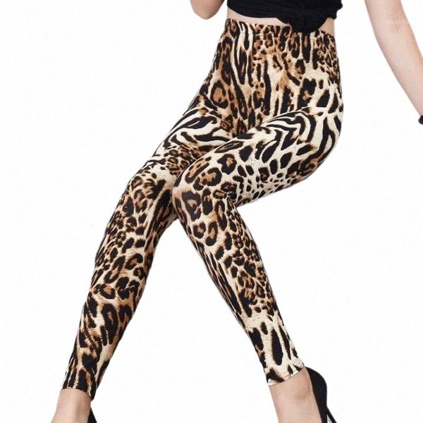 

women's pants & capris leopard print pants women high waist elastic skinny trousers ladies party fitness pencil women's & capris h, Black;white