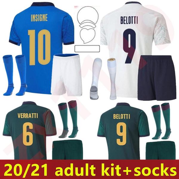 

college wear 2021 kits men italy soccer jerseys 20 21 home away 3rd buffon pirlo zaza de rossi bonucci verratti football shirt, Black