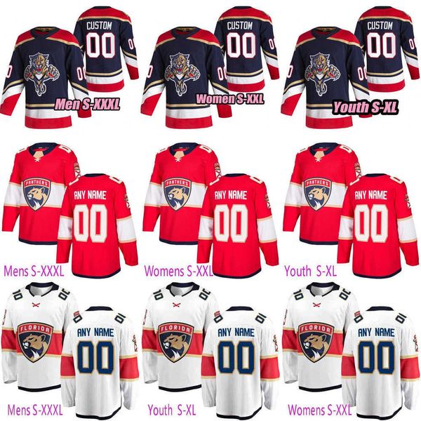

hockey jerseys florida''panthers custom 62 brandon montour 23 carter verhaeghe 9 sam bennett 13 sam reinhart 30 spencer knight 52, Black;red