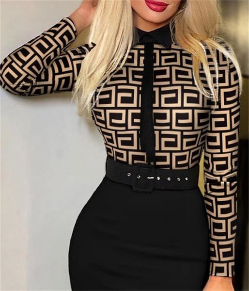 

women elegant dresses long sleeve skinny mini dress spring autumn slim party dresses blouse trendy skirts length clothing, Black;gray