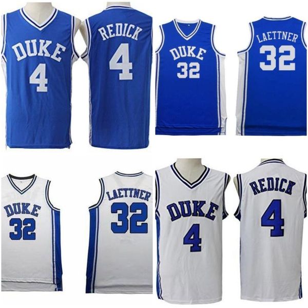 

33 grant hill blue college basketball jersey j.j. 4 redick white mens jerseys sports outdoor wear, Black