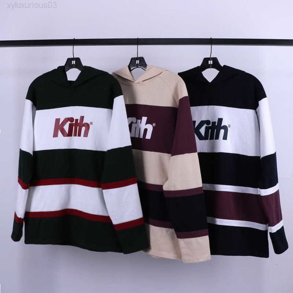 

hoodie kith loose american street fun men's sweater fashion brand, Black