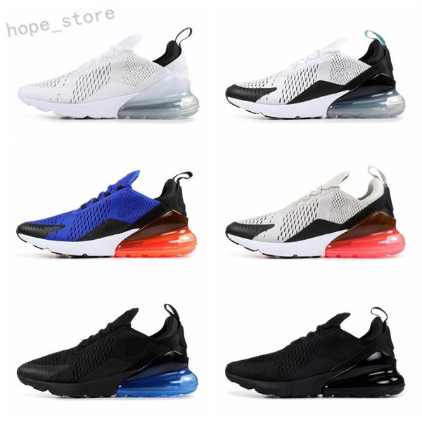 

2021 270c mens designer runnin shoes men air fl triple black trainer womens sneakers size 5 5-11 a1184o, Black;brown