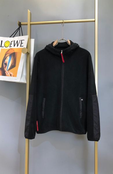 

men's plus size outerwear & coats sizehoodies hoodies suit hooded casual fashion color stripe printing asian size wild breathable long, Black;brown