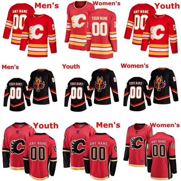 

hockey jerseys calgary''flames 13 johnny gaudreau 23 sean monahan 68 jaromir jagr, Black;red