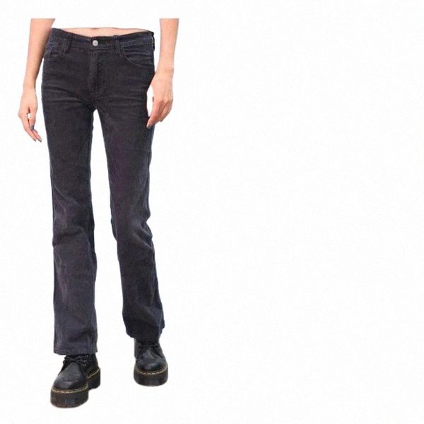 

women's pants & capris 2000s vintage street style corduroy pants solid skinny straight trousers women grunge teen fashion casual 2021 w, Black;white