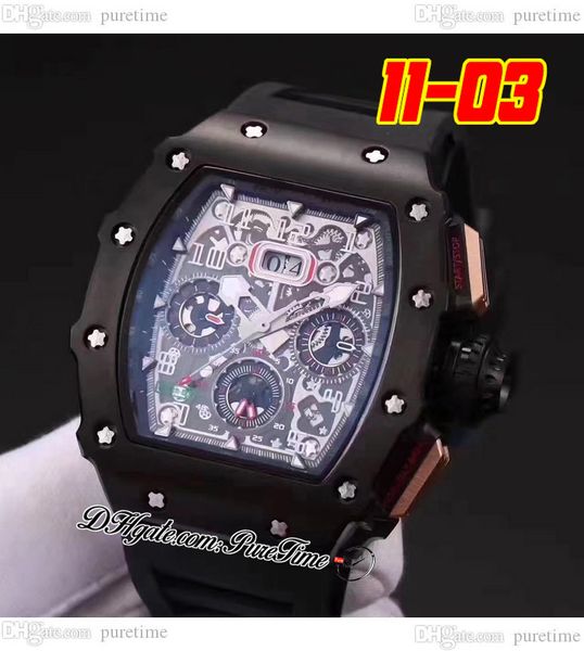 

2022 11-03 a21j automatic mens watch two tone pvd steel rose gold skeleton dial all black crown big date rubber strap 10 styles watches pure, Slivery;brown