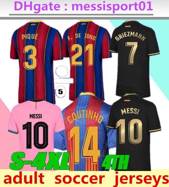 

2020 2021 fc barcelon soccer jersey 4th 20 21 20 21 maillots football shirt, Black