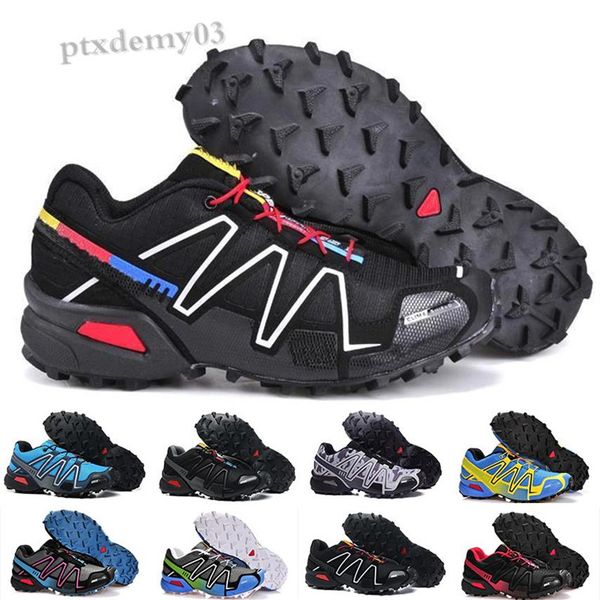

2018 new arrive zapatillas speedcross 3 shoes walking outdoor speed cross sport sneakers iii athletic hiking size 40-46 sh07351k, Black;brown