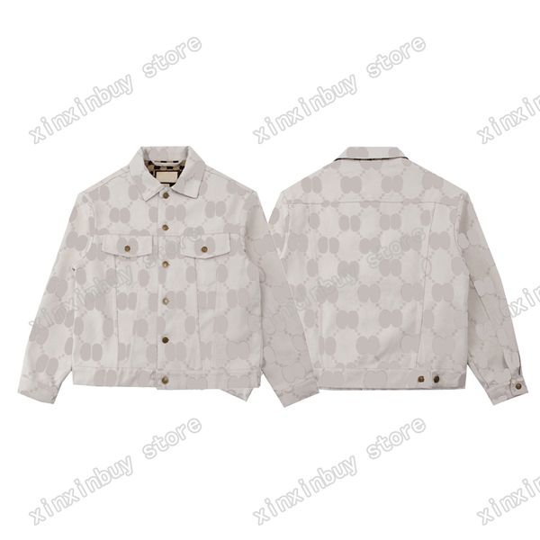 

xinxinbuy men designer coats jackets jacquard knitted long sleeve webbing women black white blue s-xl, Black;brown