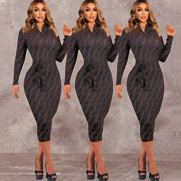 

women casual dresses mini blouse long sleeve v neck bodycon dress club party outfit letter printing long slim skirts blouses size s-2xl, Black;gray