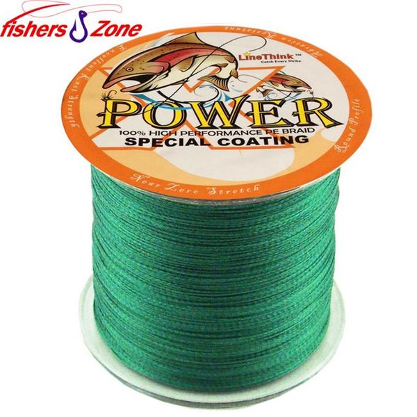 

strong 4 strands power braided fishing line 500m japanese green multifilament fishing line 8lb-60 lb power pe fishing line299w