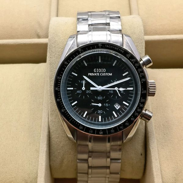 

mens quartz chronograph watch black ceramic02356115654974856125602102, Slivery;brown