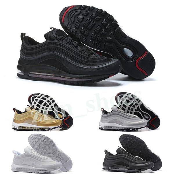 

men shoes women sports trainers og triple black metallic gold silver bullet white 3m classical outdoor sneakers without box 2020 z01279w, Black;brown