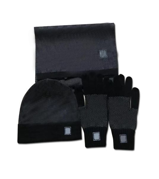 

new men women beanie hat scarf sets warm hats scarves gloves, Blue;gray