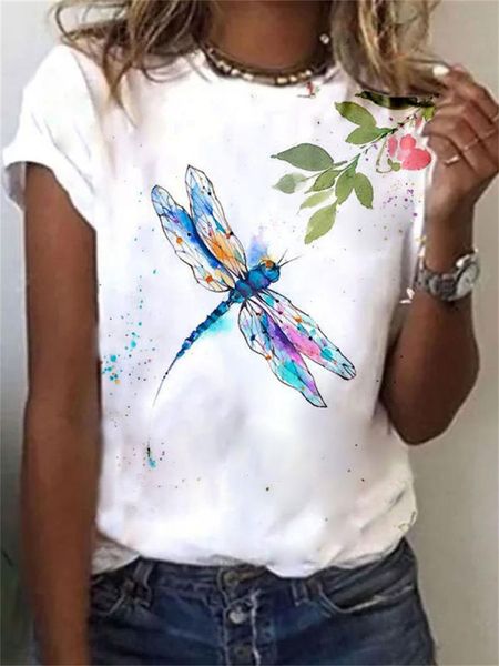 

fashion short sleeve women womens t shirt t-shirt casual large size, White