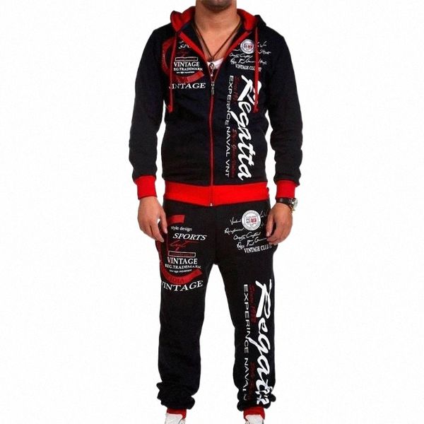 

men's tracksuits men's tracksuits zogaa men track suit set breathable hoodies boy outfits long length brand printing sweat mens se, Gray