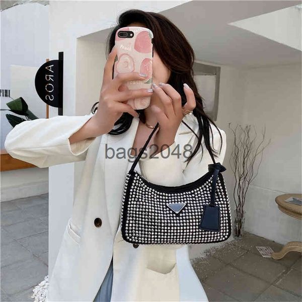 

evening bags small women women's version diamond inlaid fashion single armpit handbags 60% off merchant for sale