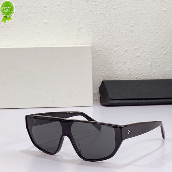 

designer brand sunglasses 40195 style digned for man and women one-piece frame fashion sun glass runway casual cool integral lens, White;black