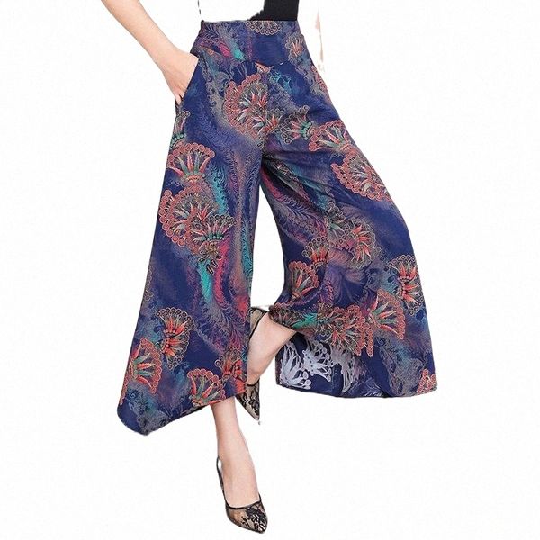 

women's pants & capris women's pants & capris women summer wide leg casual loose high elastic waist harem print elasticated trouse, Black;white