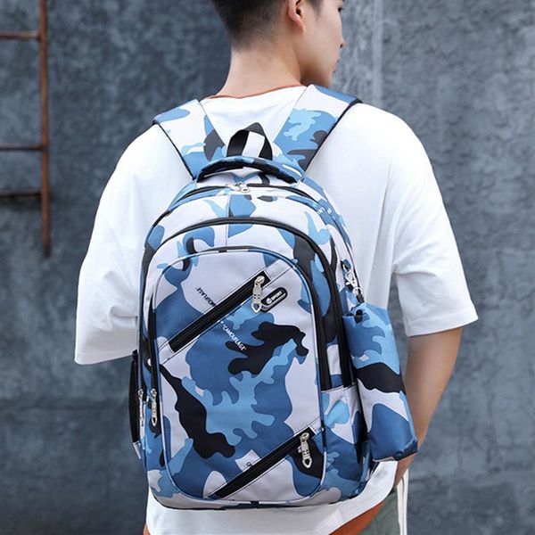 

student backpack camouflage school bag backpacks for male and female students236s