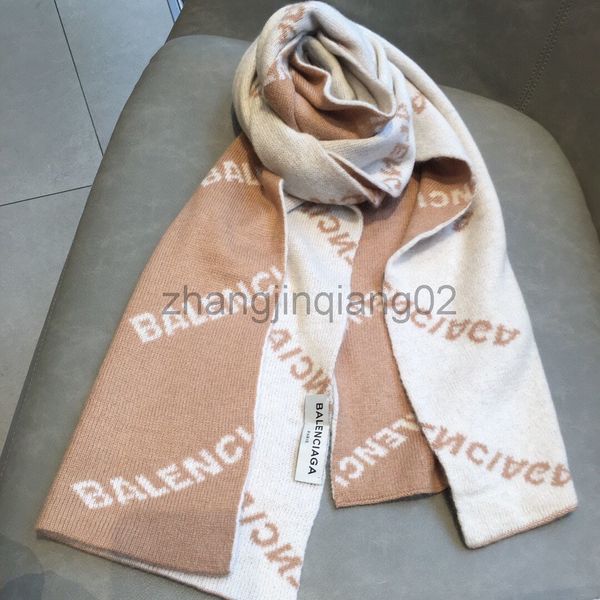 

designer cashmere head balanciagas scarf for woman mens autumn winter fashion brand shawl european american knitted cashmere scarves warmth, Blue;gray