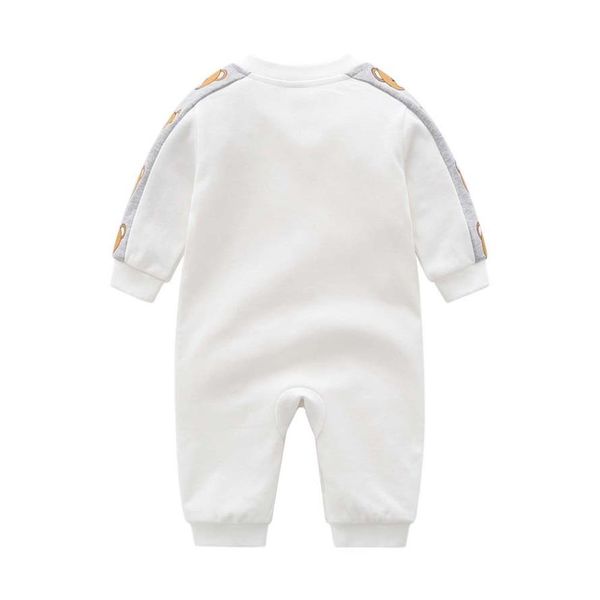 

hight quality baby romper infant newborn cartoon bear cotton rompers onesies jumpsuit jumpsuits children designers clothes kids bo306w, Blue