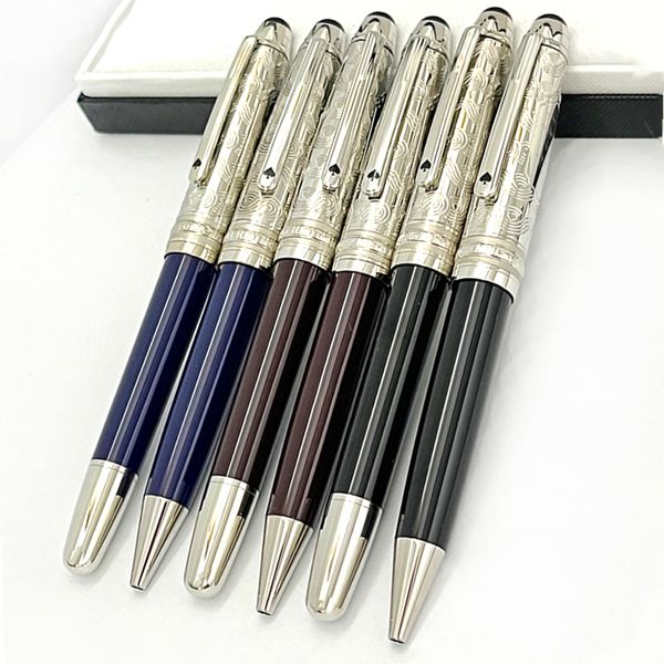 

yamalang luxury designer ballpoint pens offices stationery 145 pen 80 days around the earth writing supplies black brown and blue office & s, Blue;orange