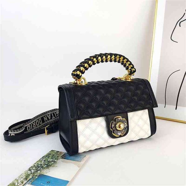 

shoulder bags 80% off summer camellia flower lock single damp metal chain handbag female