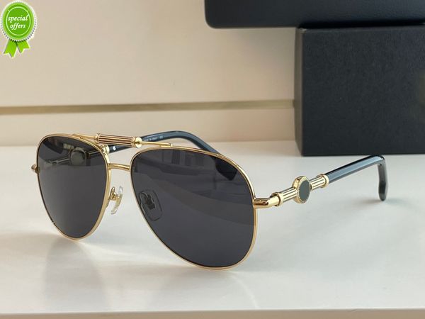 

designer brand sunglasses 2022 luxury digner for men fashion cool 2236 anti-ultraviolet retro pilot women eyeglass pattern legs come with ca, White;black