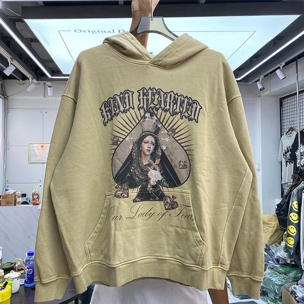 

vintage washed sweatshirts hoodie men women fleece pullover real pics, Black