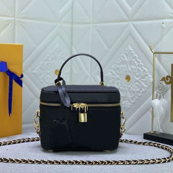 

color mini cosmetic bags genuine leather zipper finishing box handbags superior suppliers fashionable letter leather handle detachable hardw