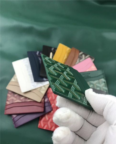 

fashion card holders 6 card slots womens men purses with box designer purse double sided credit cards coin mini wallets 2shape 12 colors p50, Brown;gray