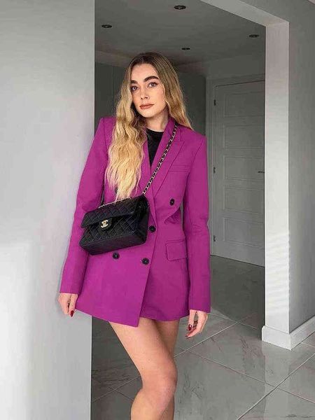 

women's down parkas xikom blazer women jacket elegant female blazer women coat spring 2022 office lady suits women clothing t220902, Black