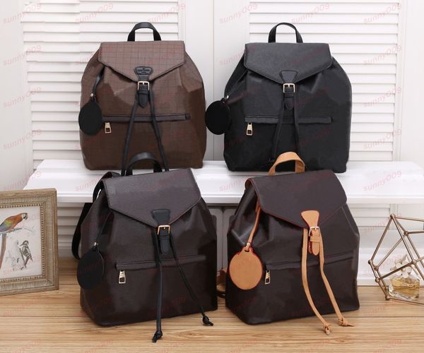 

designer backpack luxury backpacks fashion bag classic checkered old flower bags with alphabet multiple colors large capacity unique