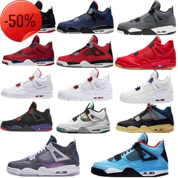 

boots 2020 new cream sail black cat white cement men women jumpman 4 4s basketball shoes cactus jack mens trainers sport shoes size36 -46