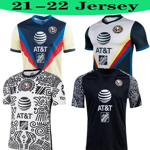 

college wear 2020 2021 liga mx club america soccer jerseys giovani 20 21 football shirts uniforms, Black
