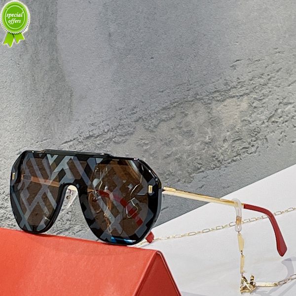 

designer brand sunglasses sunglass for men women summer fol514 style anti-ultraviolet retro plate frame eyeglass random box, White;black