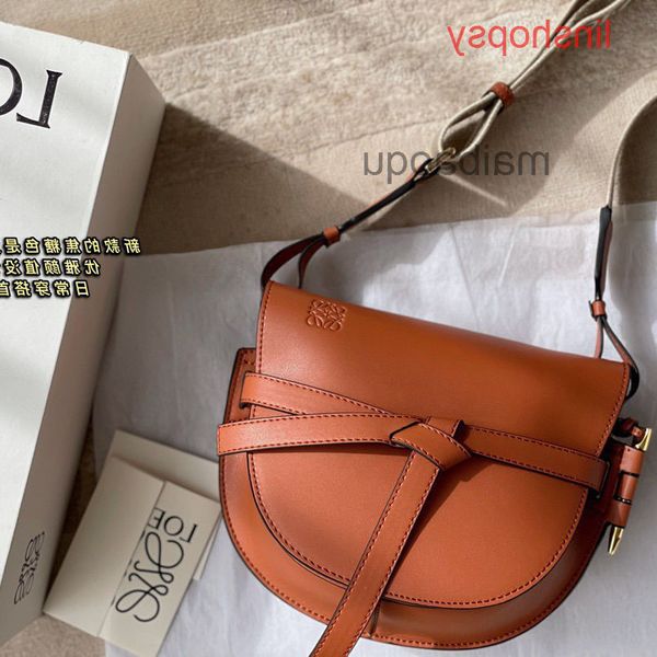 

2022 loe ws shoulder bag handbags designer women saddle napa cowhide size one 7bp2