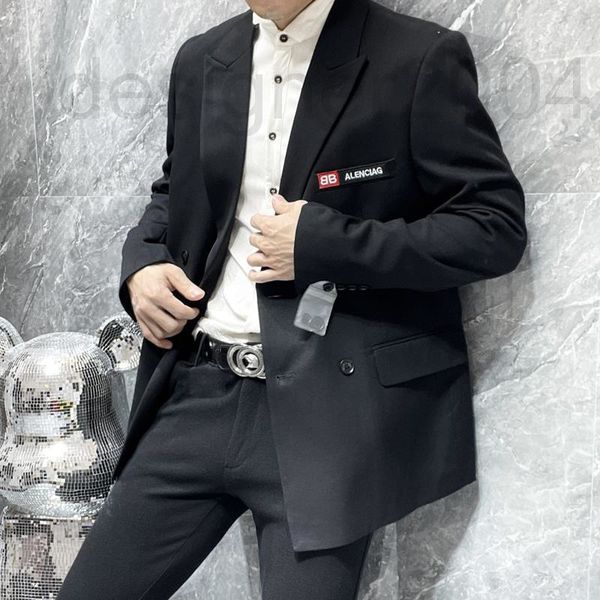 

men's suits & blazers designer fashion brand men's new autumn winter 2022 badges embroidered letters on the back loose fitting nss, White;black