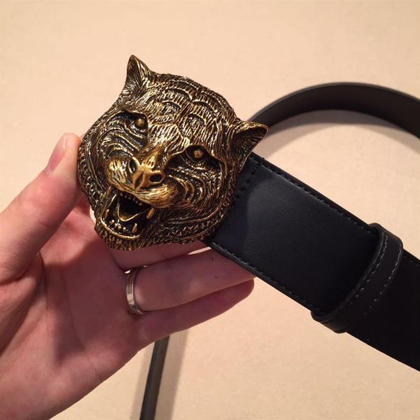 

luxury designer belts fashion tiger buckle belt mens womens belt ceinture optional attribute 239j, Black;brown