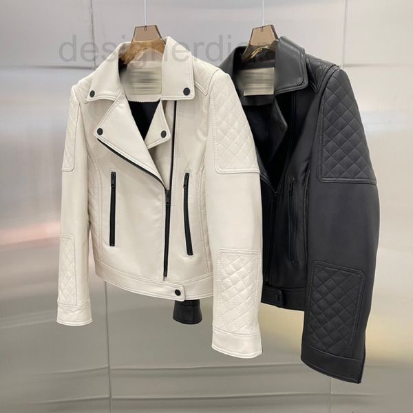 

women's leather & faux designer european goods autumn and winter 2021 new haining jacket cotton sheep short leather jacket korean slim, Black